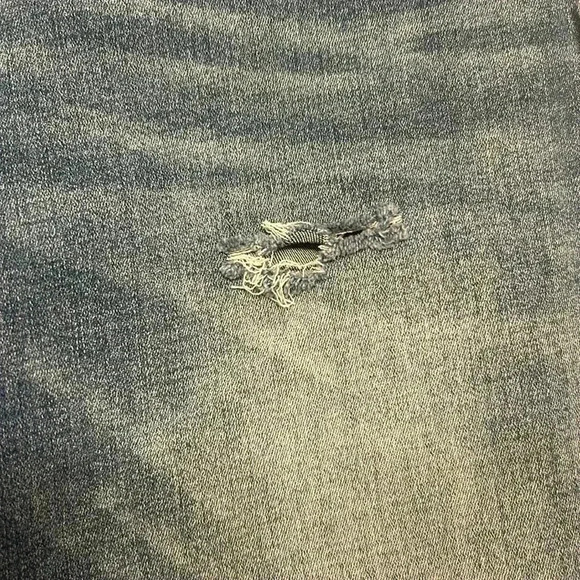 Denizen From Levi’s Modern Slim Cuffed Light Blue Wash Denim Jeans Size 6 - Picture 6 of 10